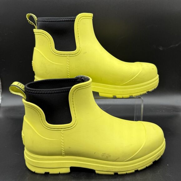 UGG Droplet Waterproof Chelsea Rainboot Womens Size 9 Yellow  1130831 - Picture 1 of 7